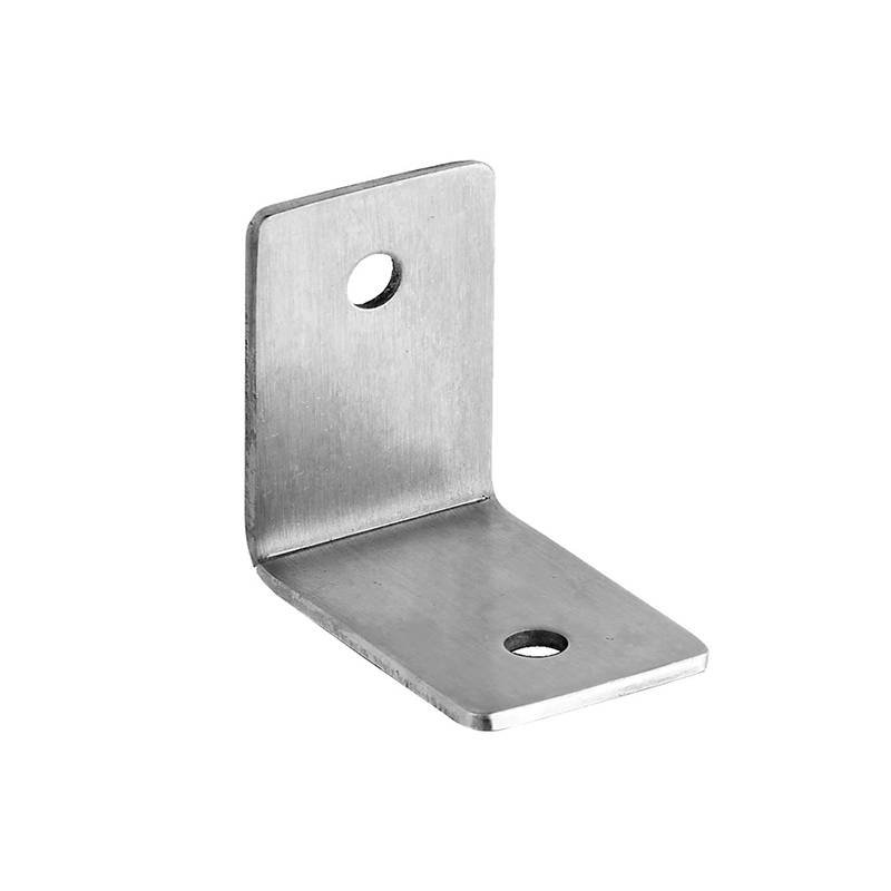 Coolee CL20125B Public Bathroom Partition Accessories Cubicle Fittings Stainless Steel Bracket Thickness 2.5mm With 2 Fixing Hol