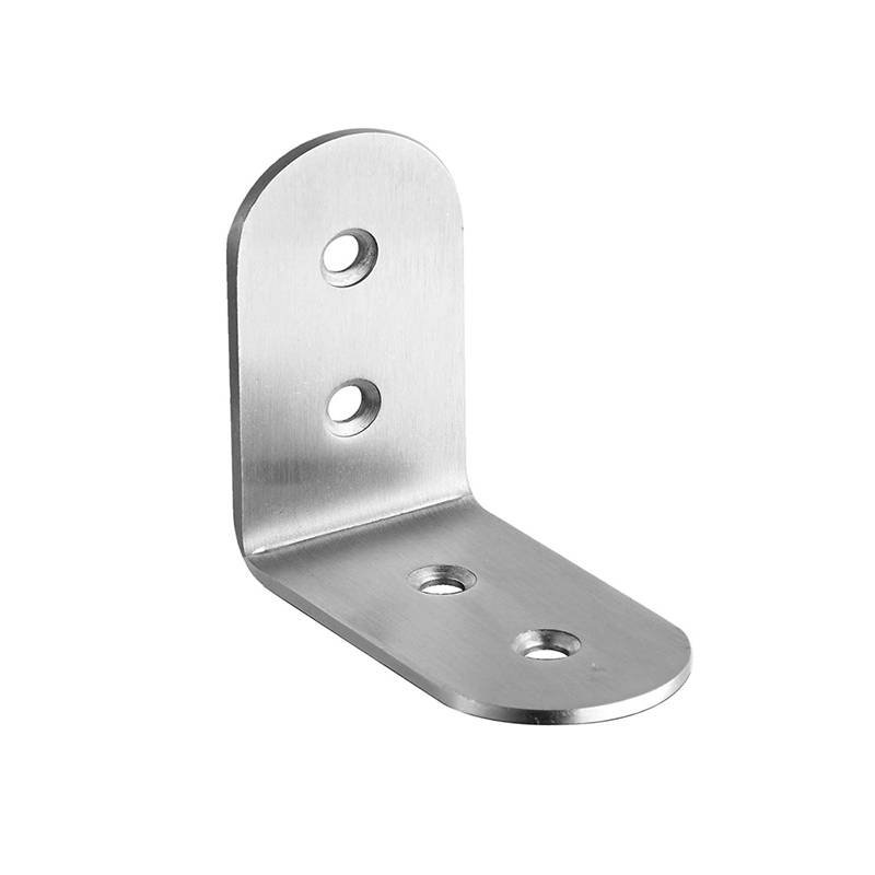 Coolee CL20130 Stainless Steel Bracket With 4 Fixing Holes Thickness 3.0mm Public Bathroom Partition Hardware Cubicle Fittings